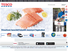 Tablet Screenshot of dm.tesco.hu